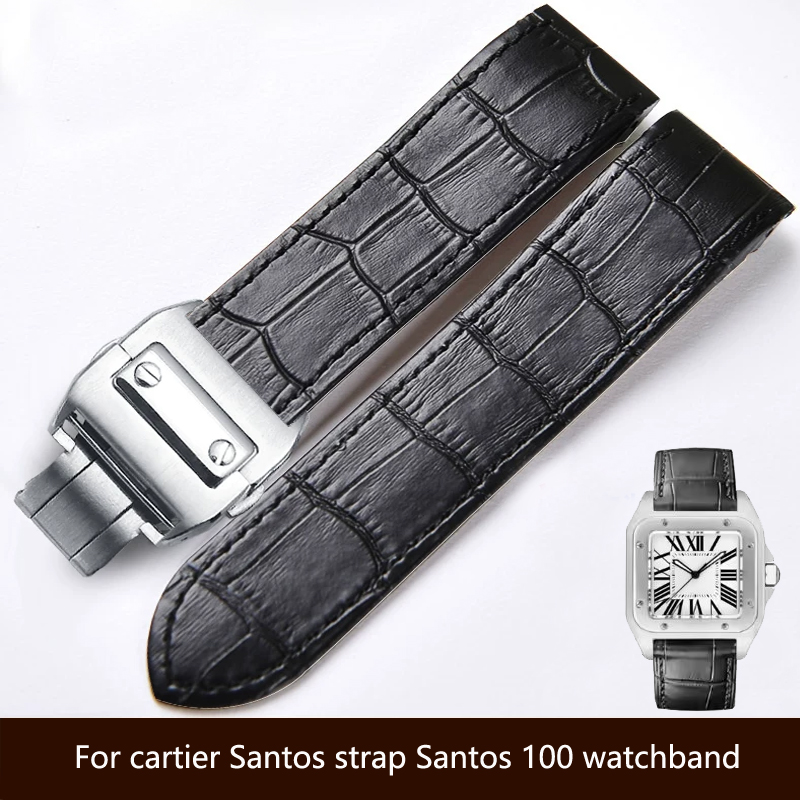 Cartier Watch Tank - Pulseira de relógio em couro genuíno