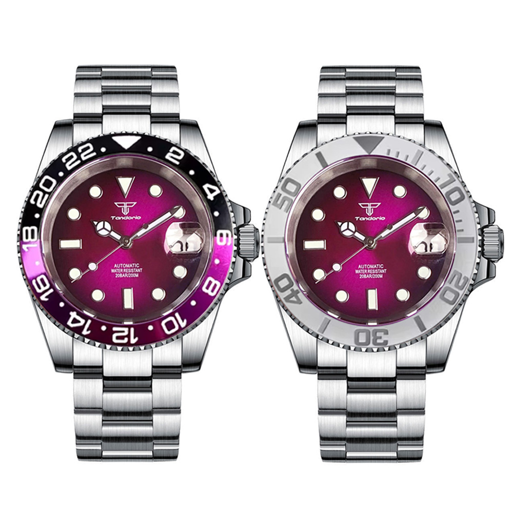 Rolex Watch Submariner - Relógio Mecânico Masculino Tandorio 40mm com