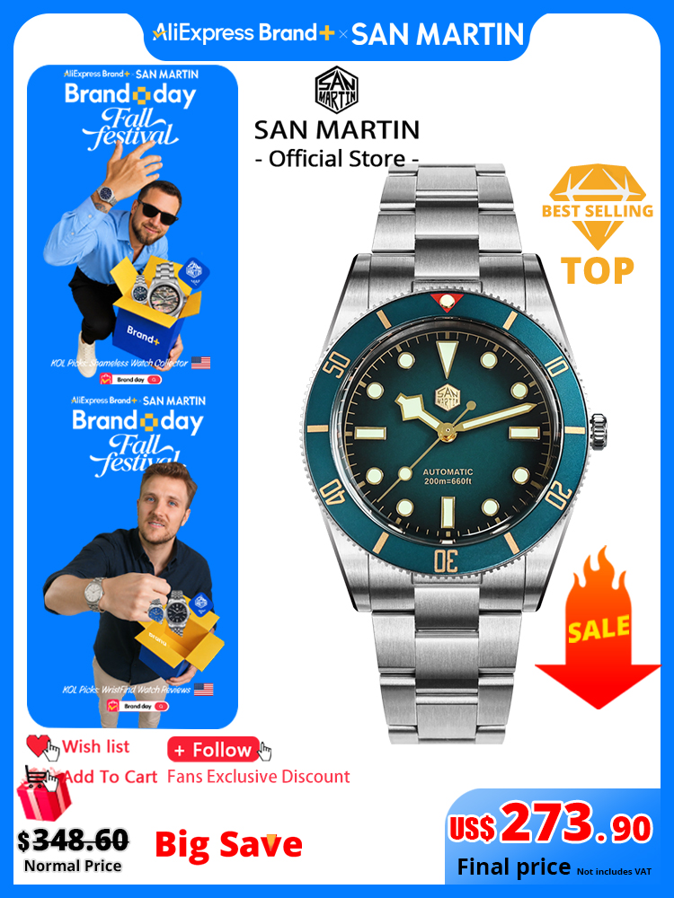 Rolex Watch Submariner - Relógio de Mergulho Masculino San Martin