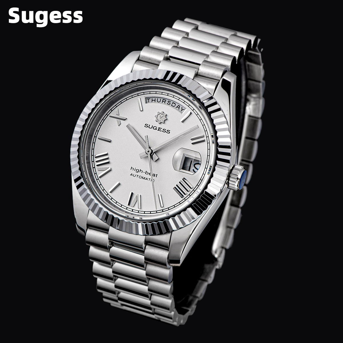 Rolex Watch Submariner - Sugess 40mm relógios masculinos data automática