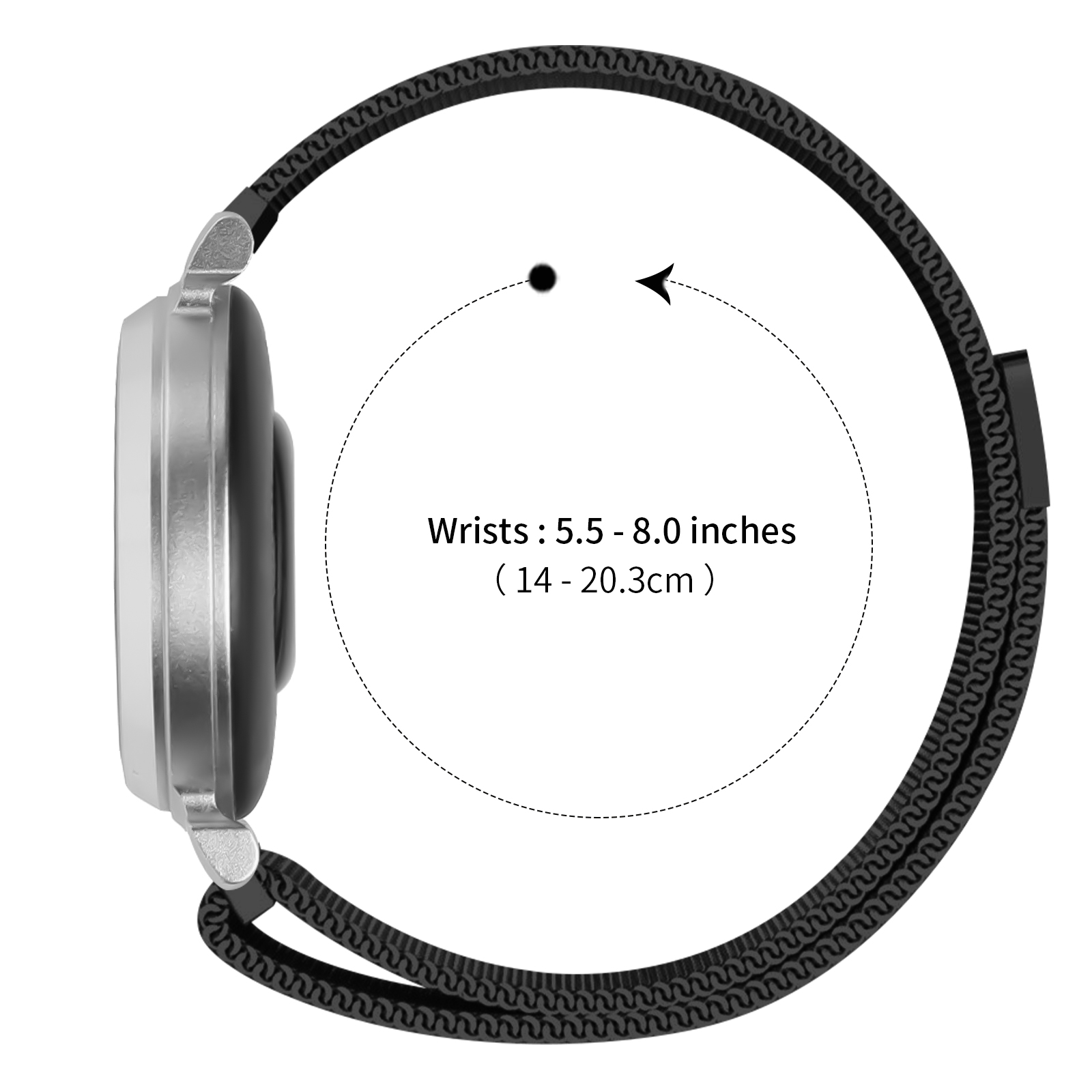 Pulseira Milanese de 14mm para - Milanese Loop Magnetic avaliação e preço