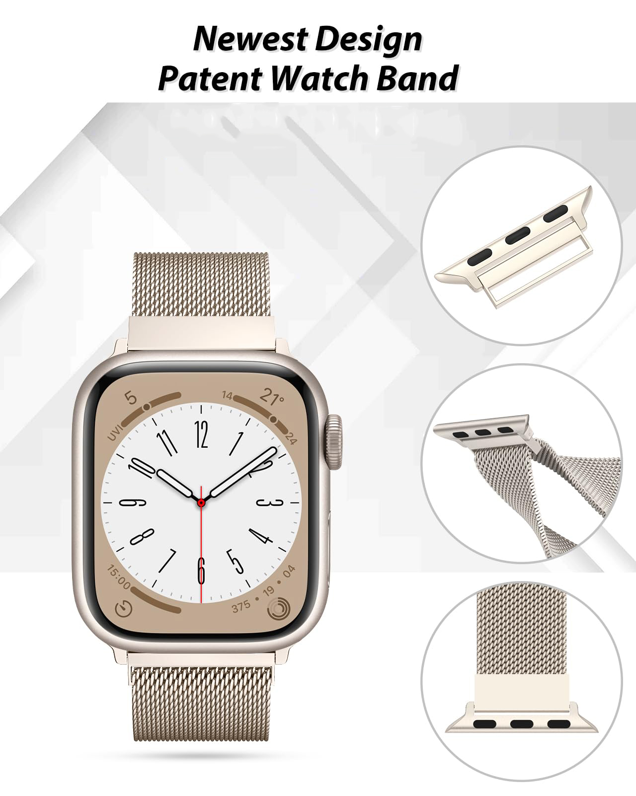 Pulseira Milanese para Apple W - Milanese Loop Magnetic avaliação e preço