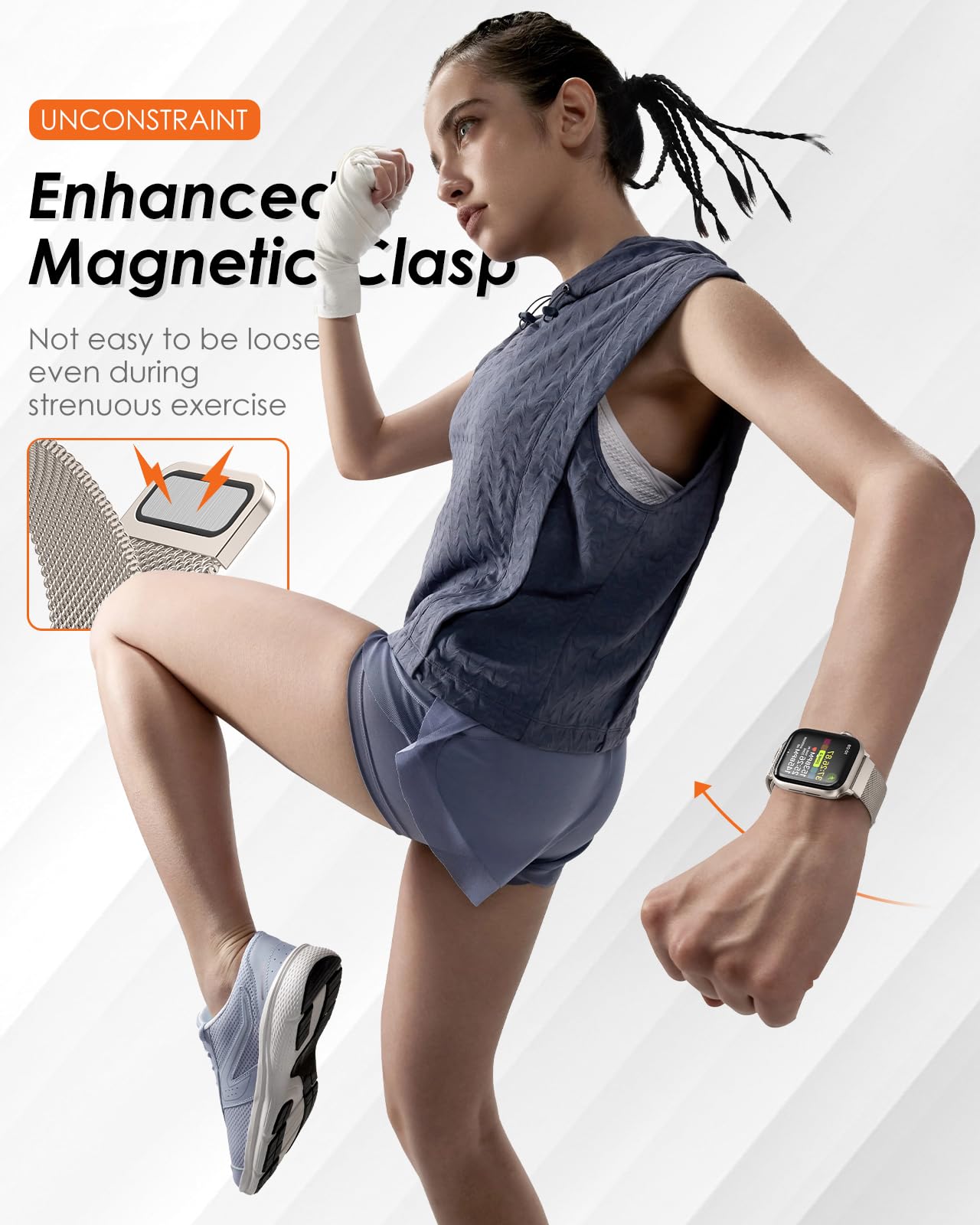 Pulseira Milanese para Apple W - Milanese Loop Magnetic avaliação e preço