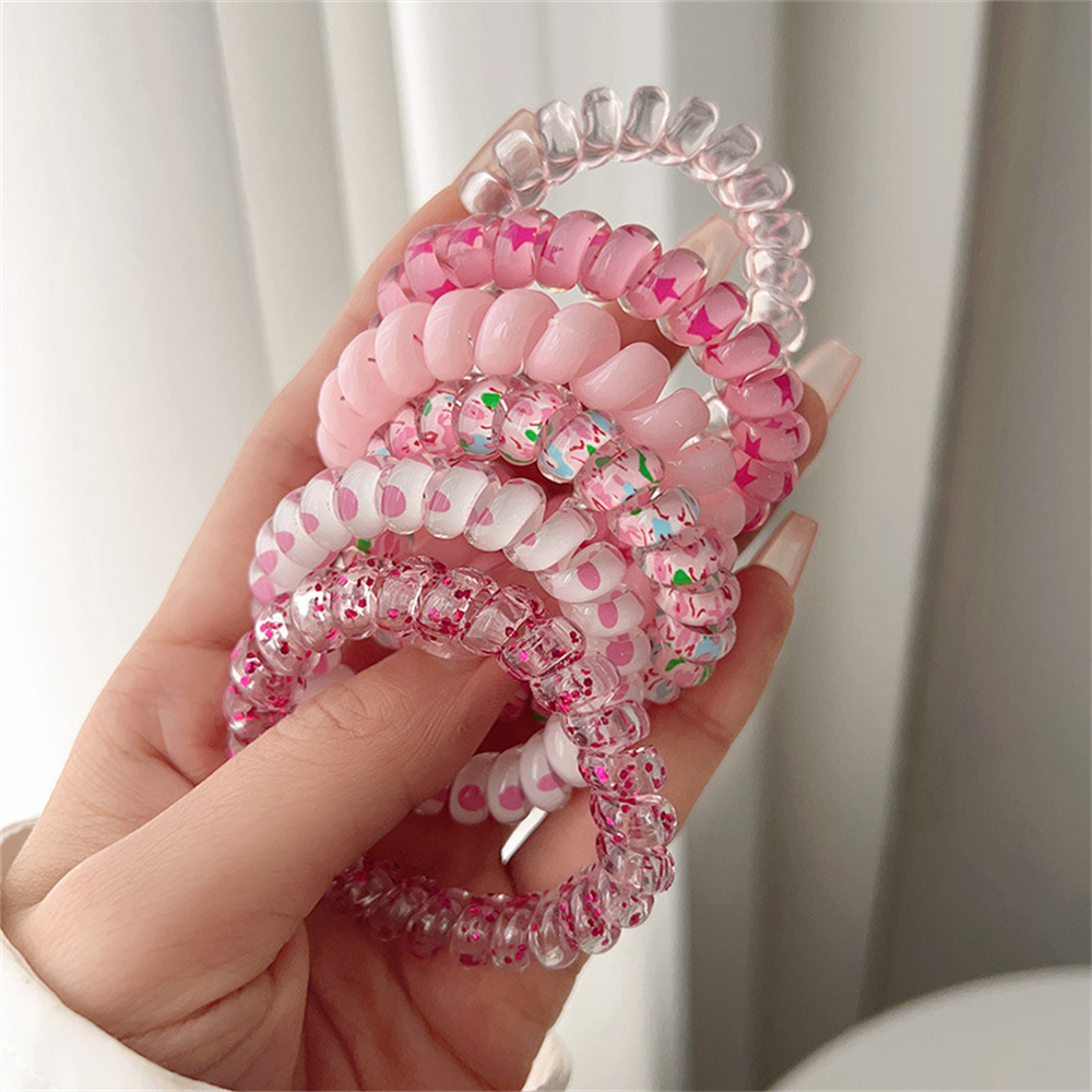 6 pçs doce bonito colorido esp - Silicone Band Women avaliação e preço