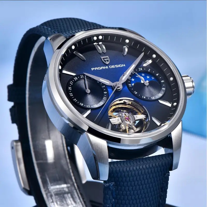 Relógio Automático de Luxo par - Canvas Strap Watch avaliação e preço