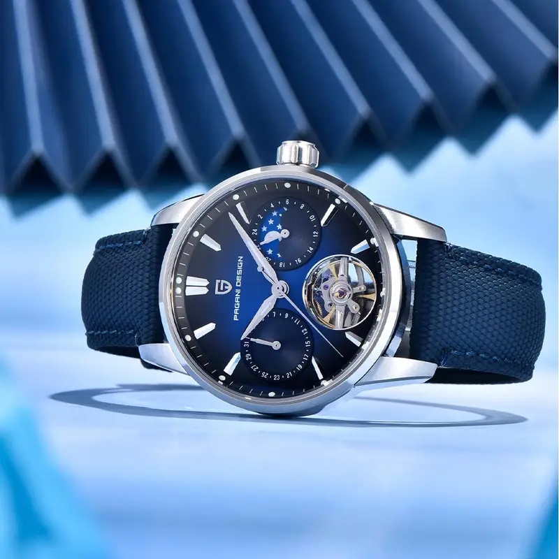 Relógio Automático de Luxo par - Canvas Strap Watch avaliação e preço