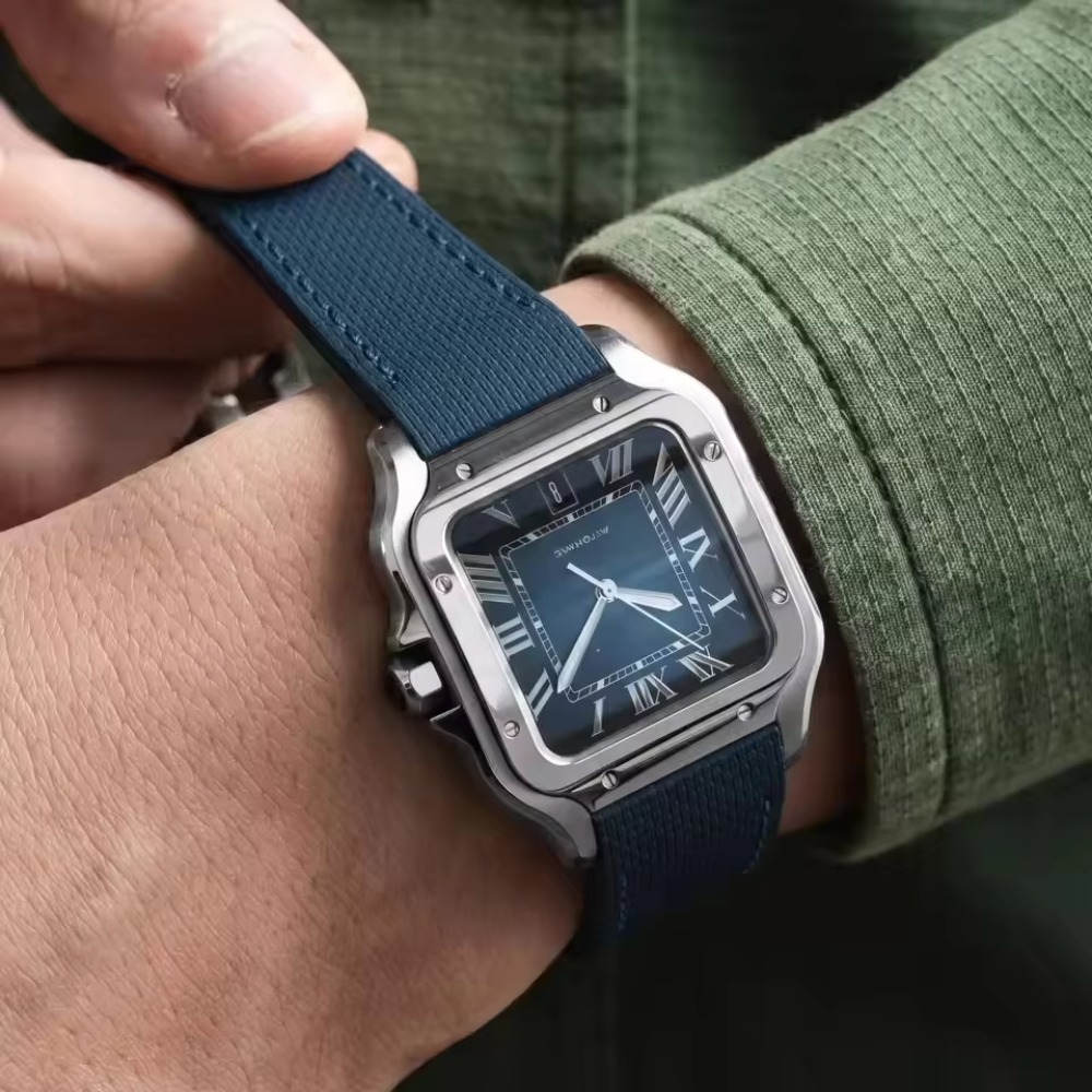 Pulseira de relógio em borrach - Cartier Watch Santos avaliação e preço