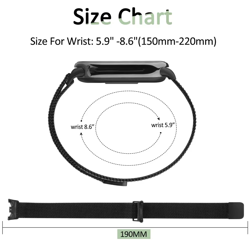 Pulseira de metal com fecho de - Milanese Loop Magnetic avaliação e preço