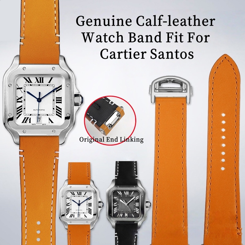 Pulseira de Couro Genuíno para - Cartier Watch Ballon Bleu avaliação e preço