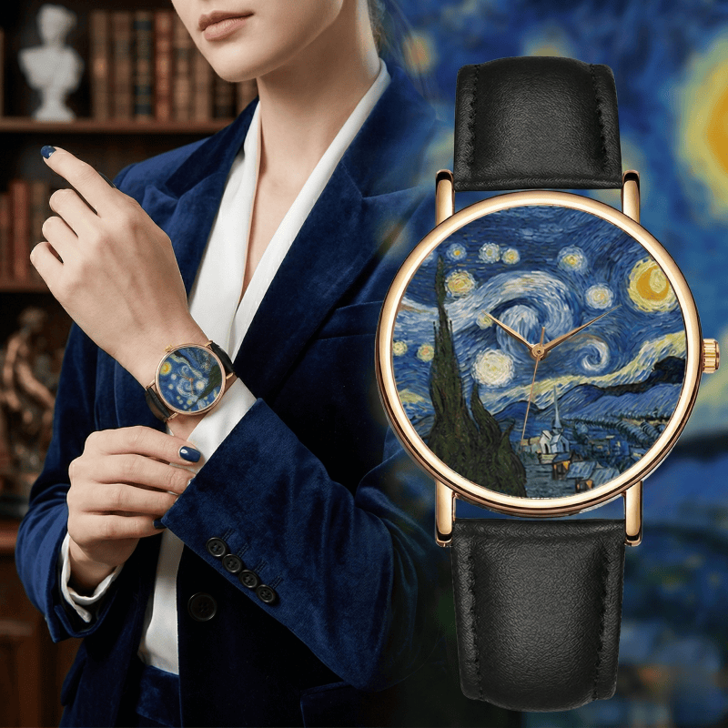 Relógios com Mostrador de Pint - Leather Watch Band Men avaliação e preço